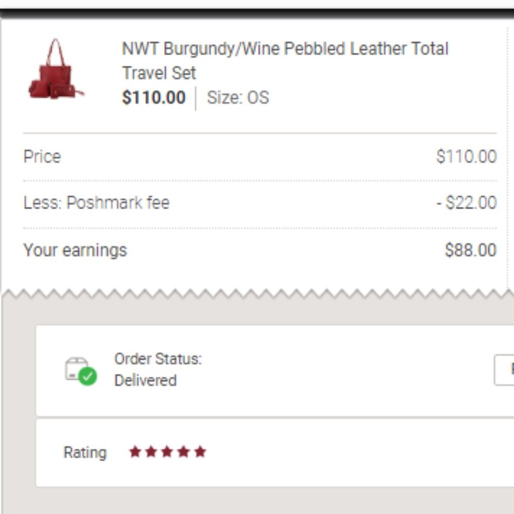 1 LEFT!! Wine Pebbled Leather Total Travel Set - Picture 2 of 8